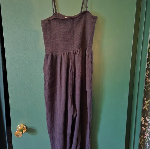 Prana Black Cropped Jumpsuit M - Picture 7 of 7